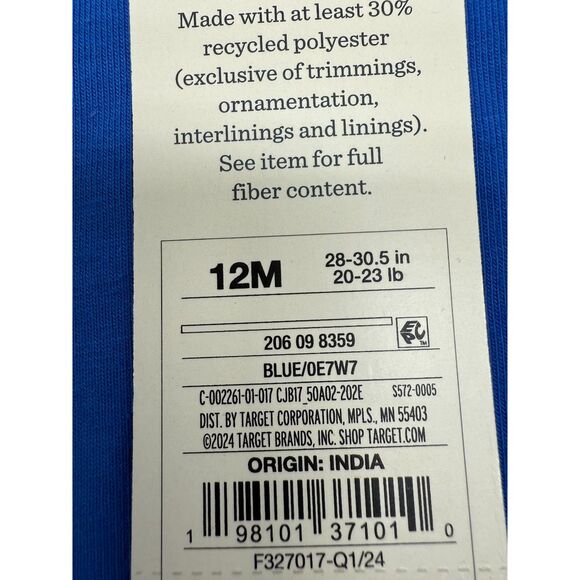 Cat and Jack 12 moths Baby Boy Lot Of 5 - Picture 3 of 9